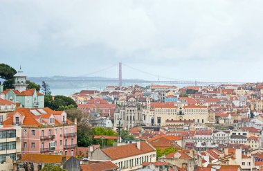 Cityscape eski Lizbon