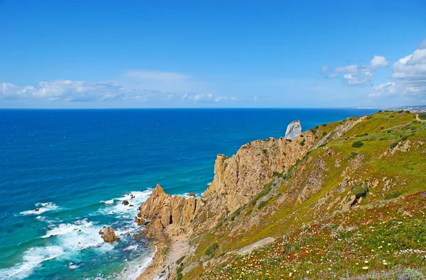 A paisagem marinha do Oceano Atlântico — Fotografia de Stock