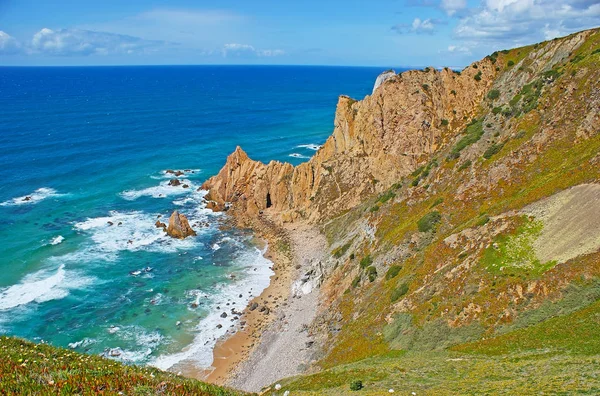 Praia da Aroeira no Cabo Roca — Fotografia de Stock