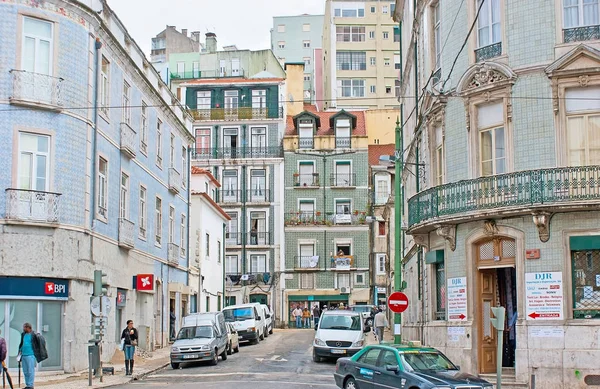 Intendente neighborhood in Lisbon — Stock Photo, Image