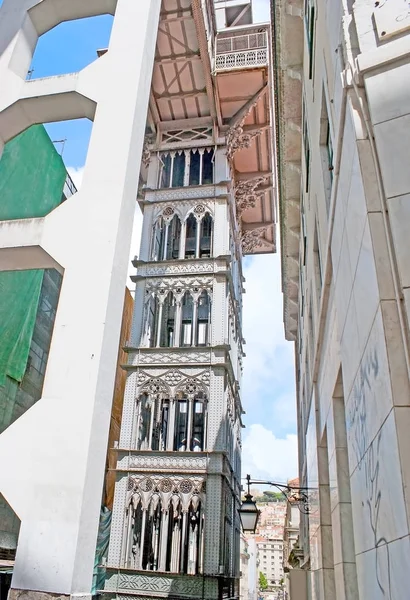 Carmo Lift in Lisbon — Stock Photo, Image