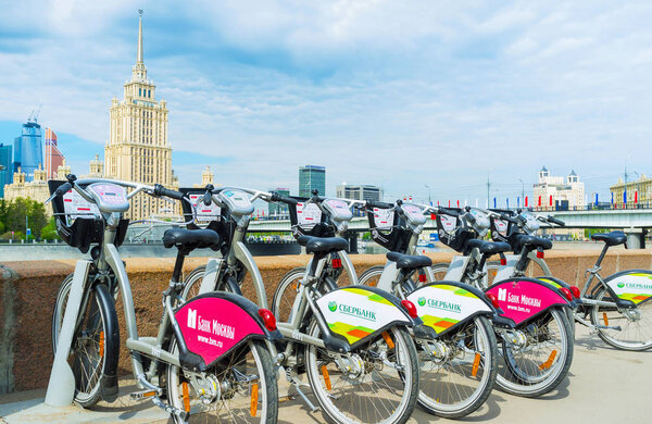 Городские велосипеды в Москве
