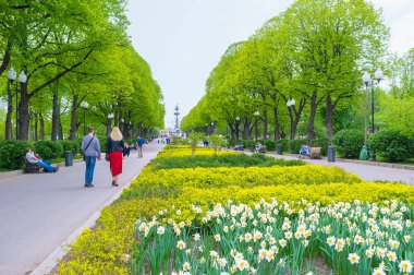 Gorki Park flowerbed