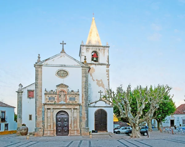 The St Mary Square in Obidos — Stock Photo, Image
