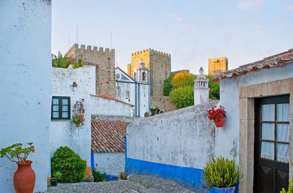 The towers of Obidos — Stock Photo, Image