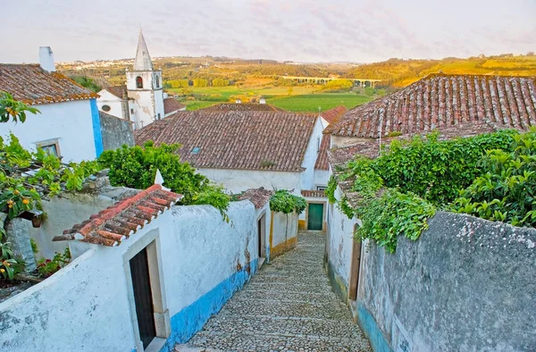 On hill in Obidos — Stock Photo, Image