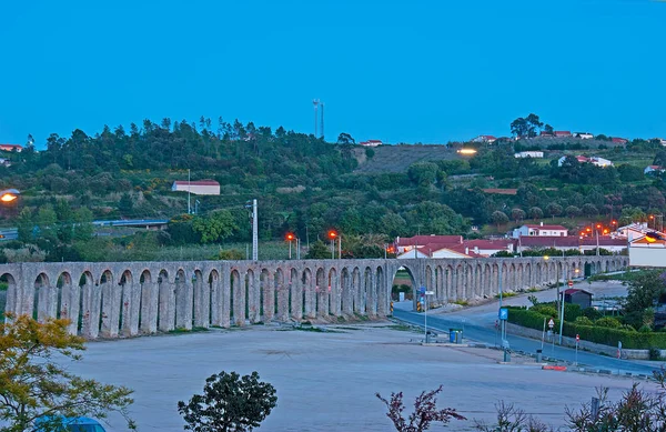Het aquaduct van Obidos — Stockfoto