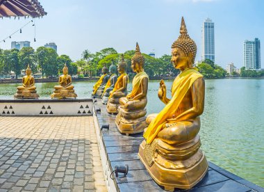 Colombo pitoresk Budist tapınağı