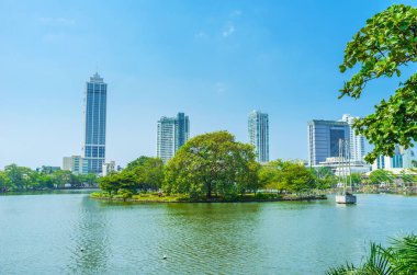 Colombo Beira gölde küçük adada