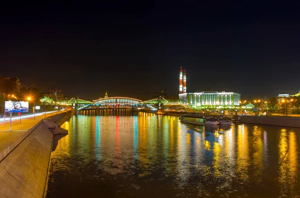 모스크바의 밝은 불빛 — 스톡 사진
