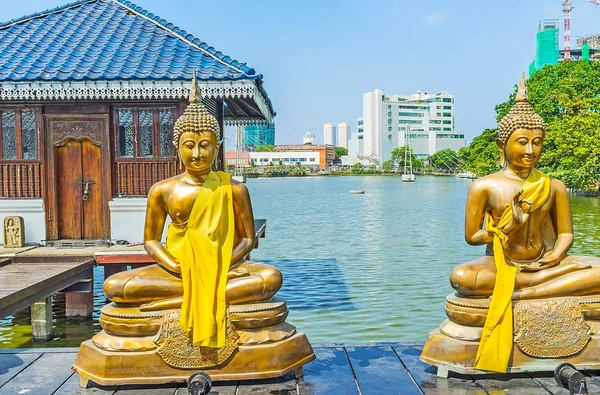 Modern şehir Colombo simge yapılar