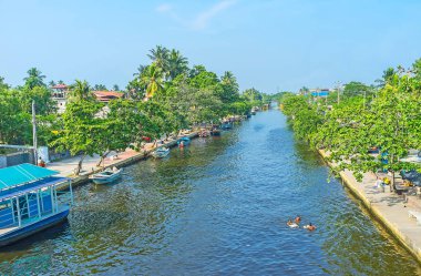 Hamilton'ın kanal Negombo arasındaki Colombo