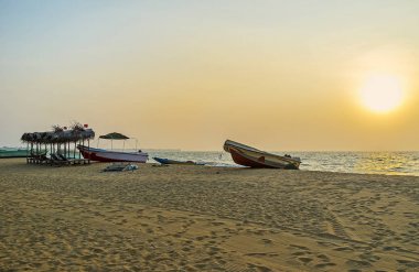 Negombo romantik günbatımı