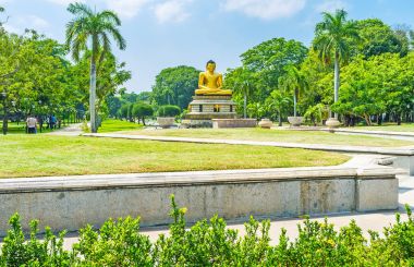 The oldest park of Colombo clipart
