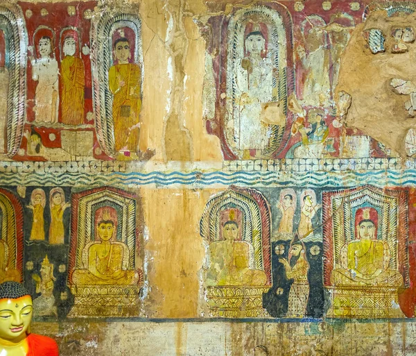 Fresker i Yudaganawa tempel — Stockfoto