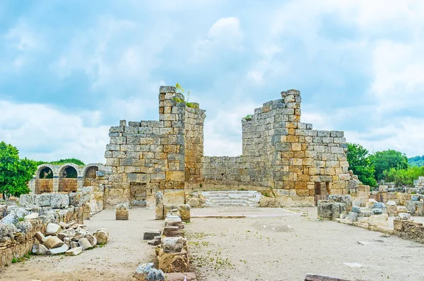 Le rovine della basilica di Perge — Foto Stock