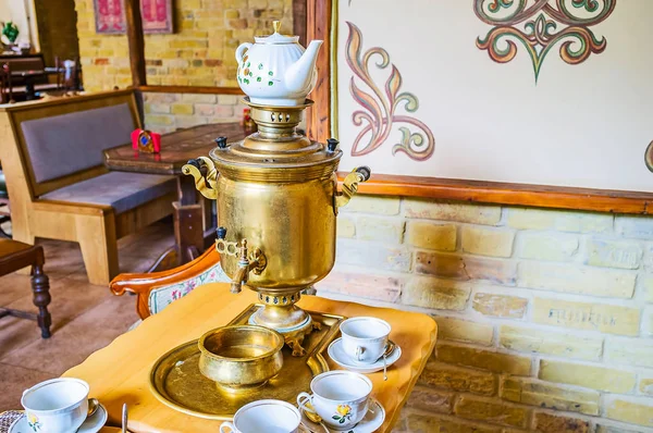 El samovar ruso vintage — Foto de Stock