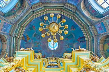 Smolensk simgesi, Tanrı aşkına, St Sergius Kilisesi kubbe