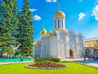 Trinity Katedrali St Sergius Lavra Sergiyev Posad içinde