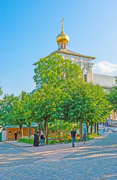 The dome of Refectory Church in St Sergius Lavra