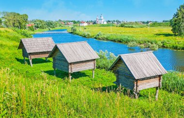 Eski kulübeler Suzdal