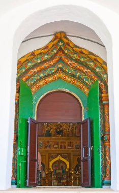 Suzdal Intercession katedraline giriş 