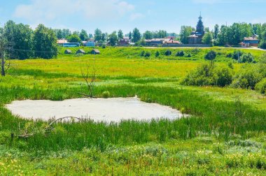 Bataklık Suzdal çayırda Ilinskiy üzerinde