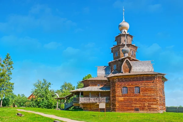 Η ξύλινη εκκλησία σε Suzdal — Φωτογραφία Αρχείου