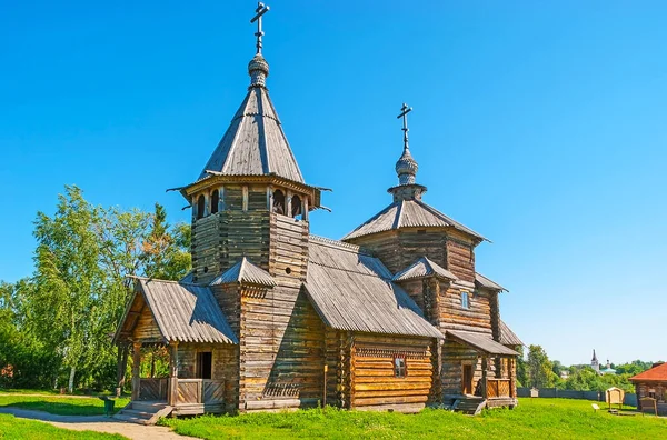 The wooden architecture in Suzdal — Stock Photo, Image