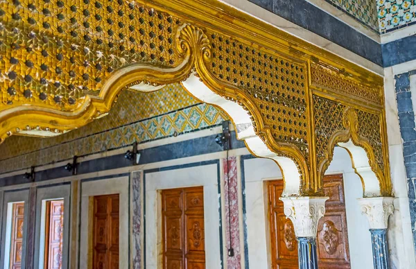 Dekoratív elemek Dar Lasram palota — Stock Fotó