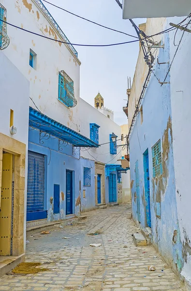 Chodzić w Medina w Sousse — Zdjęcie stockowe