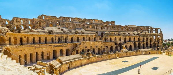 El Jem amfitiyatro, El Djem arenada Panoraması