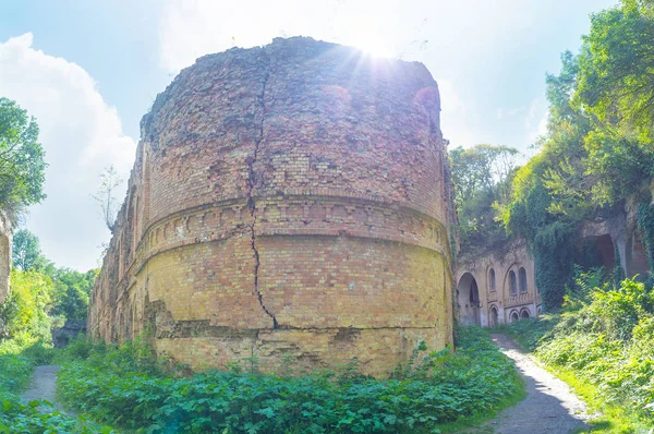 Os edifícios do antigo Forte Tarakanov — Fotografia de Stock