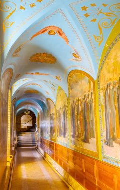 Zengin St iş kilise koridorunda dekore edilmiş