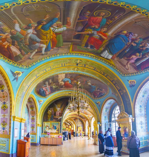 Фрески церкви Святого Иова Почаевской лавры — стоковое фото