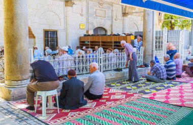 The muslims of Antalya clipart