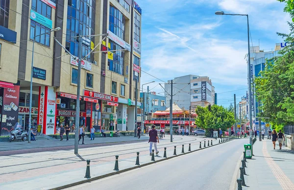 The modern avenues in Antalya — Stock Photo, Image