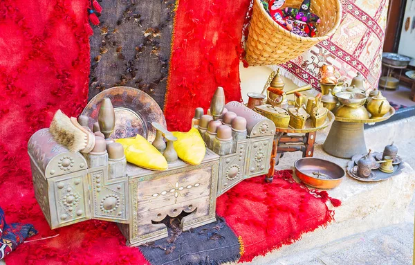 Scatola lustrascarpe antica ad Antalya — Foto Stock
