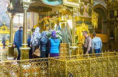 Sunak Dormition Meryem Ana nın simgesiyle