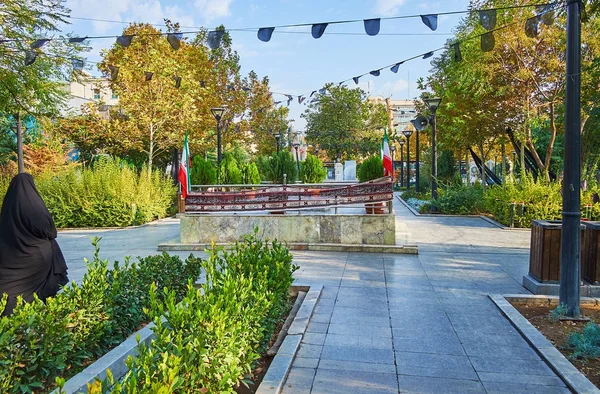 Entspannung in Parks von Teheran — Stockfoto