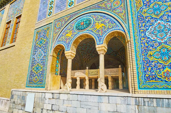 Mästerverk av Golestan palace, Teheran — Stockfoto