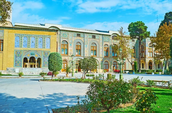 Persische Architektur des Golestan-Komplexes, Teheran — Stockfoto