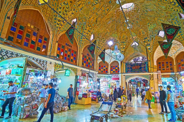 Luoghi interessanti di Teheran Grand Bazaar — Foto Stock