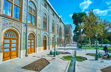 Landscapers Gülistan bahçesinde, Tehran