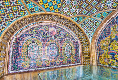 Karim hani Nook, Gülistan, Tahran çiçek desenleri