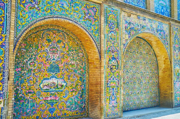 Colores del palacio de Golestan, Teherán — Foto de Stock