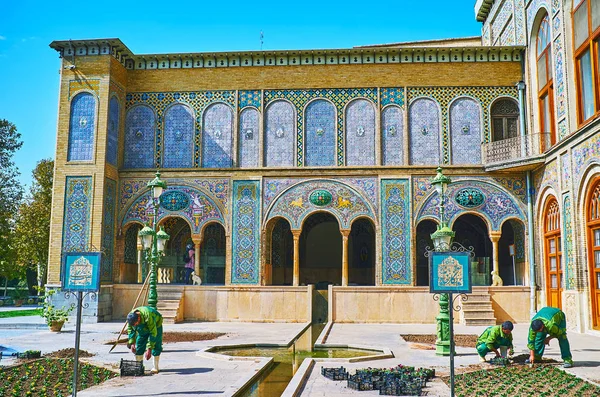 Τα περίπτερα στο Παλάτι Γκολεστάν, Τεχεράνη — Φωτογραφία Αρχείου