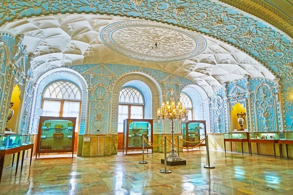 Interieur van speciale Museum van Golestan paleis, Teheran — Stockfoto