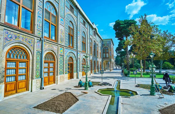 Landscapers i Golestan trädgård, Teheran — Stockfoto