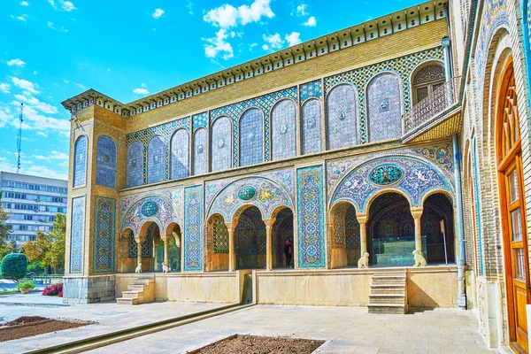 Fasaden av Karim Khani Nook, Golestan, Teheran — Stockfoto